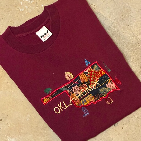 Vintage Embroidered Oklahoma Destination Shirt
On a ‘93 Marina Tag - Picture 2 of 6